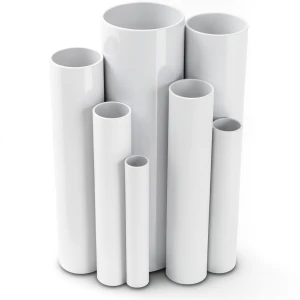 مواسير UPVC ضغط 6 بار قطر خارجي 710 مم سمك 20.7 مم لون أبيض