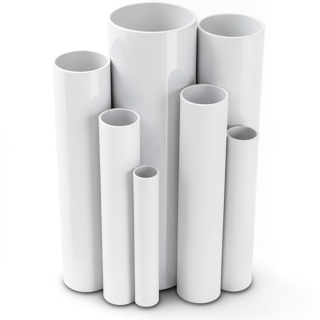 مواسير UPVC ضغط 6 بار قطر خارجي 710 مم سمك 20.7 مم لون أبيض