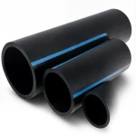 مواسير HDPE الوطني لشبكات المياه الغير مضغوطة  ضغط 2 بار قطر خارجي 315 مم سمك 2.5 مم لون اسود