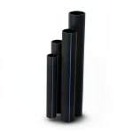 HDPE Pipes Nominal Pressure 20 Bar Outside Diameter 140 mm Thickness 23.3 mm Black