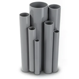 UPVC Pipes Pressure 16 Bar Outside Diameter 140 mm Thickness 10.4 mm Gray