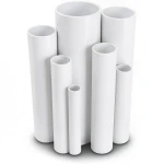 مواسير UPVC ضغط 6 بار قطر خارجي 800 مم سمك 23.3 مم لون أبيض