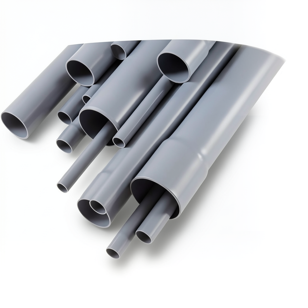 UPVC Pipes Outside Diameter 125 mm Thickness 2.5 mm Gray Color