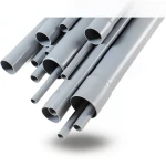 مواسير UPVC قطر خارجي 140 مم سمك 2.8 مم لون رمادي