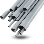 UPVC Drain Pipes Outside Diameter 160 mm Thickness 3.2 mm Gray Color