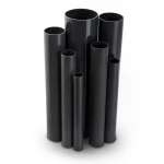 مواسير UPVC ضغط 2.5 بار قطر 630 مم سمك 5 مم لون أسود