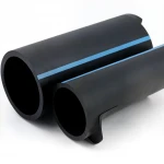 مواسير HDPE الوطني لشبكات المياه الغير مضغوطة  ضغط 2 بار قطر خارجي 110 مم سمك 1.8 مم لون اسود