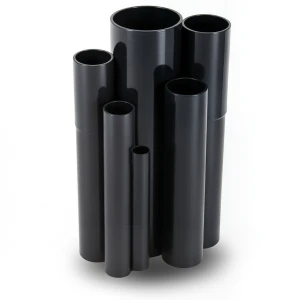 UPVC Pipes 4 Bar Pressure 710 mm Diameter 14 mm Thickness Black
