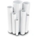 مواسير UPVC ضغط 16 بار قطر خارجي 140 مم سمك 10.4 مم لون أبيض