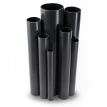 مواسير UPVC ضغط اسمي 4 بار قطر خارجي 800 مم سمك 15.7 مم لون أسود