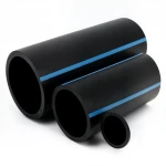 NPF HDPE Pipes for Non Pressure Water Networks   Pressure 2 Bar Outside Diameter 200 mm Thickness 1.8 mm Color Black