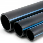 مواسير HDPE الوطني لشبكات المياه الغير مضغوطة  ضغط 2 بار قطر خارجي 110 مم سمك 1.8 مم لون اسود