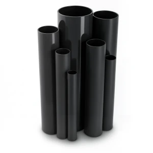UPVC Pipes Nominal Pressure 6 Bar Outside Diameter 630 mm Thickness 18.4 mm Black