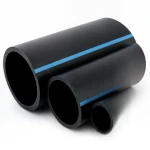 مواسير HDPE الوطني لشبكات المياه الغير مضغوطة  ضغط 2 بار قطر خارجي 180 مم سمك 1.8 مم لون اسود