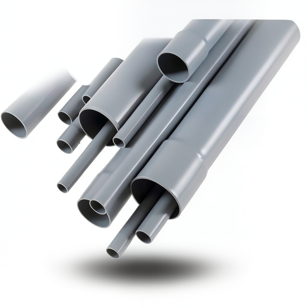 UPVC Pipes Size 1 Inch Thickness 1.52 mm Gray Color