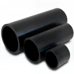 مواسير HDPE الوطني لشبكات المياه الغير مضغوطة  ضغط 2 بار قطر خارجي 200 مم سمك 1.8 مم لون اسود