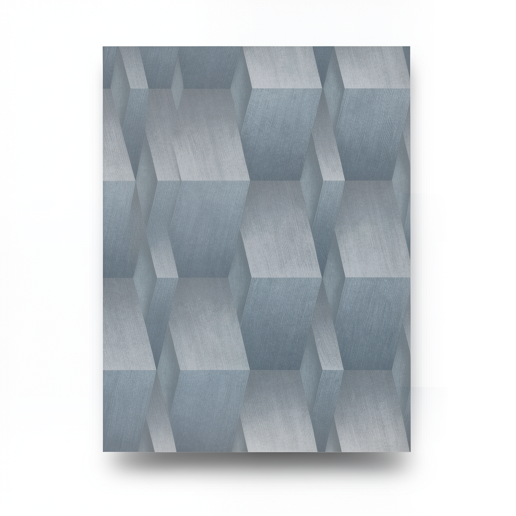 German Geometric Wallpaper 10m x 0.53m Gray, Model 10046-08