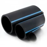 مواسير HDPE الوطني لشبكات المياه الغير مضغوطة  ضغط 2 بار قطر خارجي 250 مم سمك 2 مم لون اسود