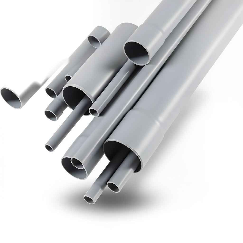 UPVC Pipes Outside Diameter 90 mm Thickness 1.8 mm Gray Color