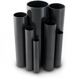 مواسير UPVC ضغط 4 بار قطر خارجي 710 مم سمك 14 مم لون أسود