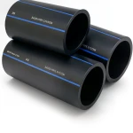 SPS HDPE Pipes PE 100 Pressure 16 Bar Diameter 450 mm Thickness 40.9 mm Black | Saudi Pipes Systems (SPS)