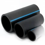 مواسير HDPE الوطني لشبكات المياه الغير مضغوطة  ضغط 2 بار قطر خارجي 280 مم سمك 2.3 مم لون اسود