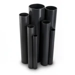 مواسير UPVC ضغط اسمي 4 بار قطر خارجي 800 مم سمك 15.7 مم لون أسود