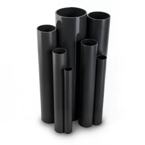 مواسير UPVC ضغط اسمي 4 بار قطر خارجي 800 مم سمك 15.7 مم لون أسود