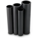مواسير HDPE PE 80 ضغط 12.5 بار قطر خارجي 500 مم سمك 45.4 مم أسود