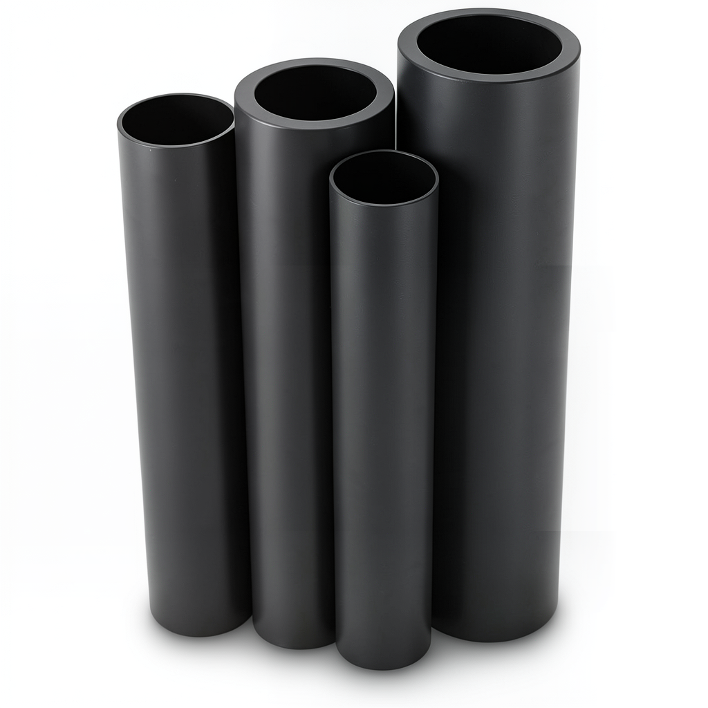 HDPE Pipes PE 80 Pressure 12.5 Bar Outside Diameter 500 mm Thickness 45.4 mm Black