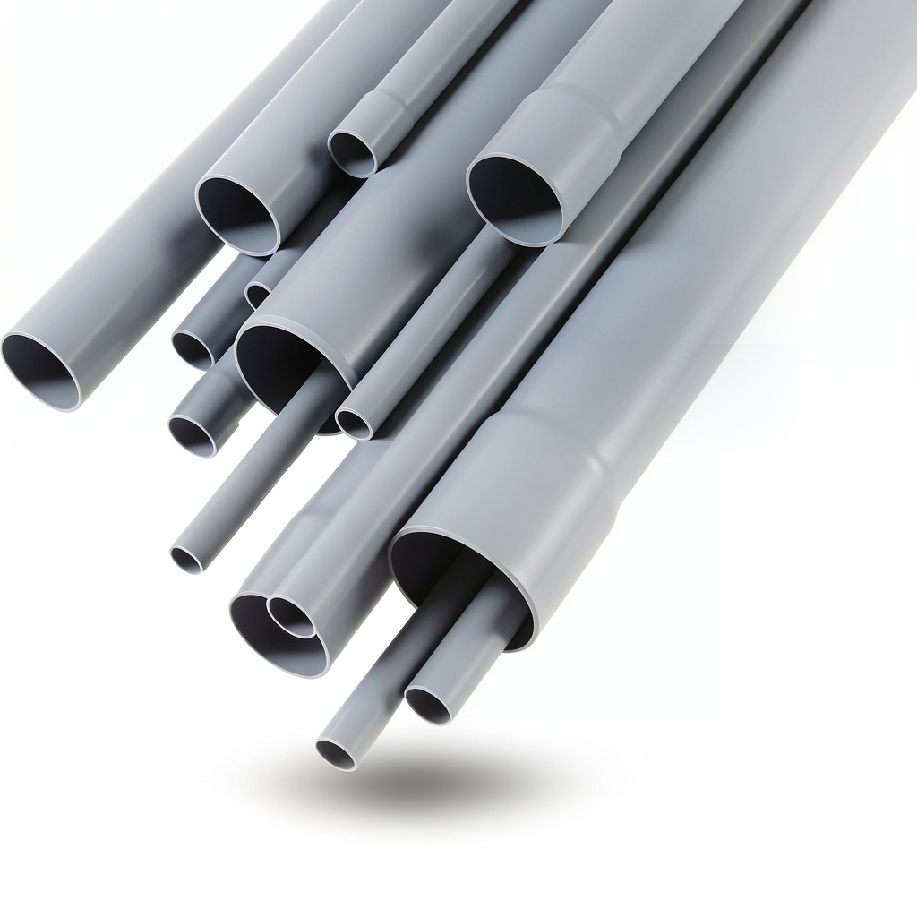 UPVC Pipes 3 Inch Thickness 3.18 mm Gray Color, EPT