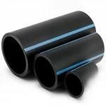 مواسير HDPE الوطني لشبكات المياه الغير مضغوطة  ضغط 2 بار قطر خارجي 450 مم سمك 3.6 مم لون اسود