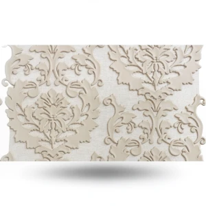 Italian Wallpaper Classic Design Beige Color, 10m x 1.06m, Model 38028