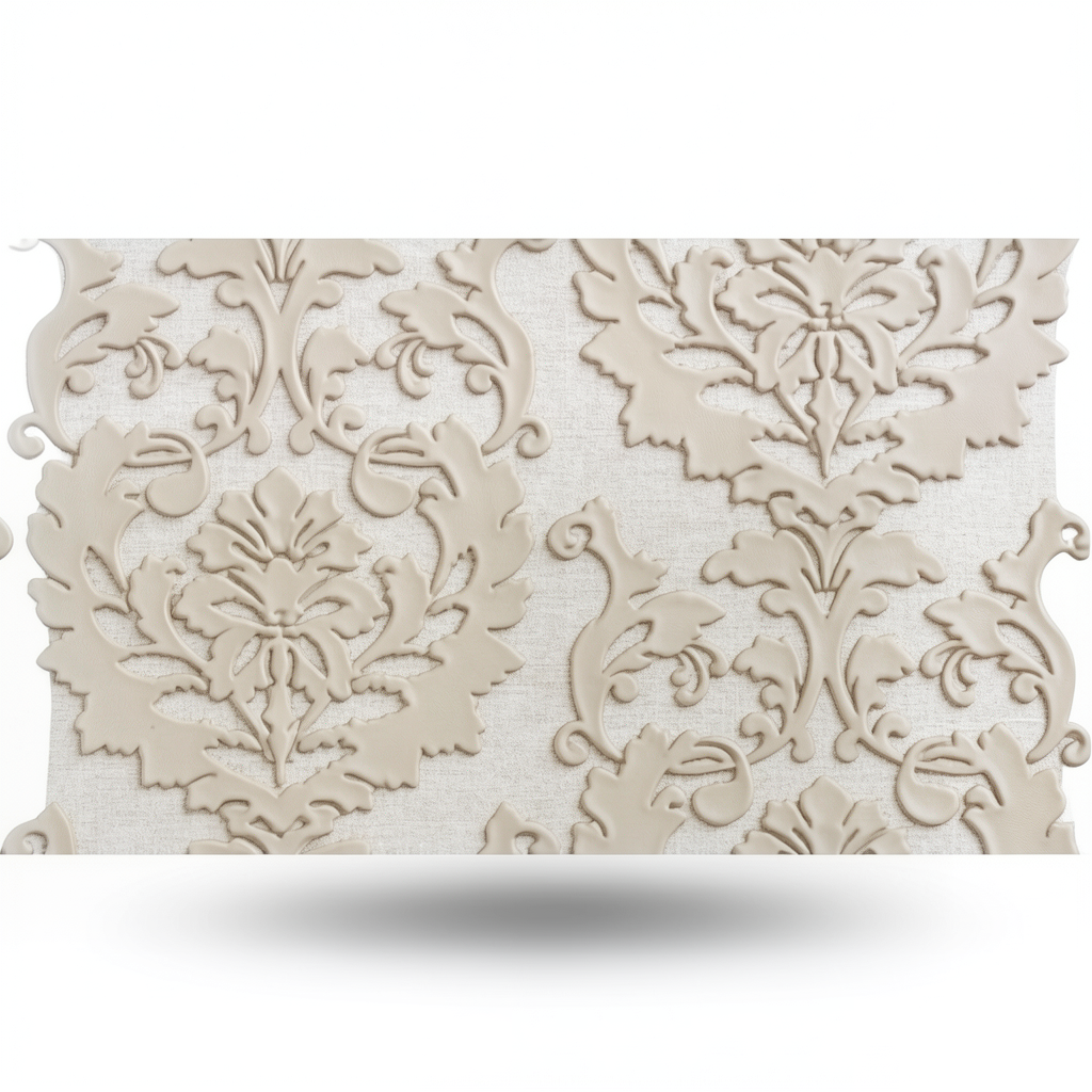 Italian Wallpaper Classic Design Beige Color, 10m x 1.06m, Model 38028