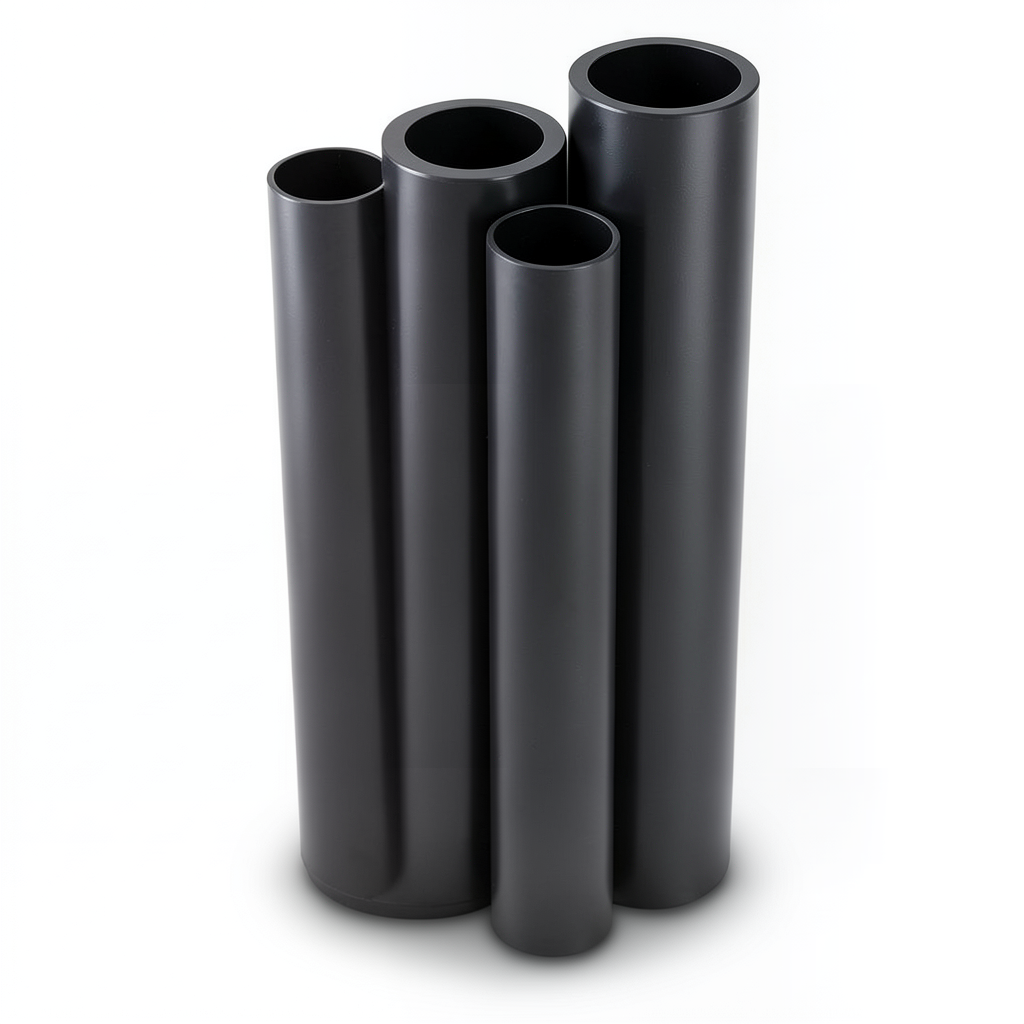 HDPE Pipes PE 80 Pressure 12.5 Bar 400 mm Diameter 36.3 mm Thickness Black