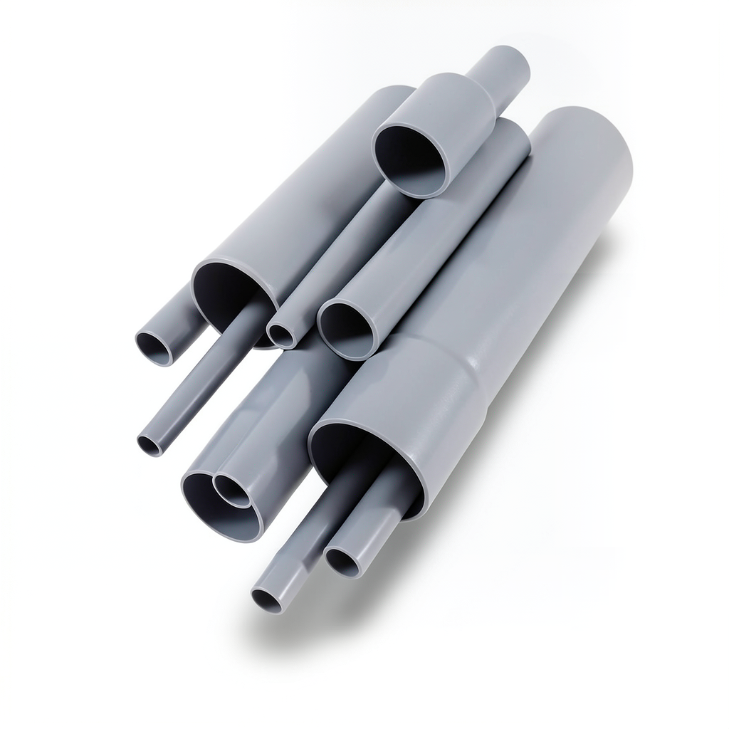 UPVC Pipes Outside Diameter 225 mm Thickness 4.5 mm Gray Color