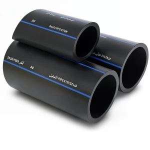 أنابيب HDPE السعودي PE 100 ضغط 6 بار قطر خارجي 500 مم سمك 19.1 مم لون أسود | مصنع أنظمة الانابيب السعودي (SPS)