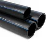 SPS HDPE Pipes PE 100 Pressure 16 Bar Diameter 450 mm Thickness 40.9 mm Black | Saudi Pipes Systems (SPS)