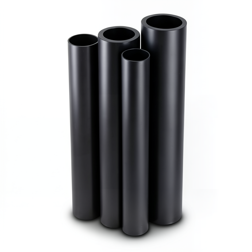 HDPE Pipes PE 80 Pressure 12.5 Bar Outside Diameter 500 mm Thickness 45.4 mm Black