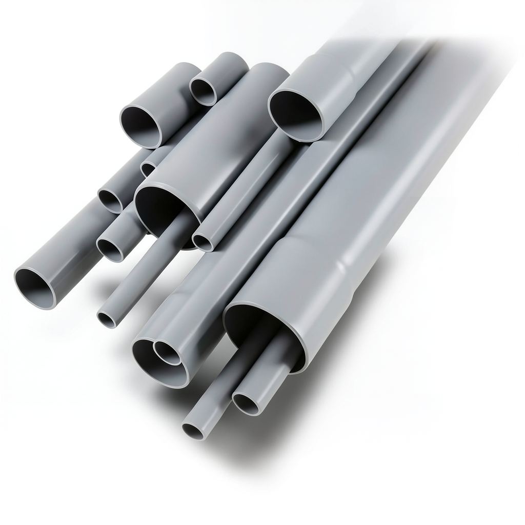 UPVC Pipes Outside Diameter 315 mm Thickness 6.2 mm Gray Color