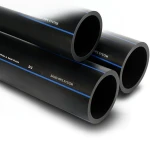 SPS HDPE Pipes PE 100 Pressure 10 Bar Outside Diameter 500 mm Thickness 29.7 mm Black | Saudi Pipes Systems (SPS)