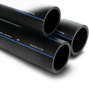 أنابيب HDPE السعودي PE 100 ضغط 10 بار قطر خارجي 500 مم سمك 29.7 مم لون اسود | مصنع أنظمة الانابيب السعودي (SPS)