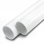 مواسير UPVC الوطني  ضغط 8 بار  قطر خارجي 125 مم سمك 3.9 مم لون أبيض