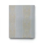 Italian Wallpaper Gray Color Striped Design, Size 10mx0.70m, Model 15079