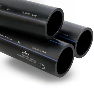 SPS HDPE Pipes PE 100 Pressure 16 Bar Outside Diameter 500 mm Thickness 45.4 mm Black | Saudi Pipes Systems (SPS)