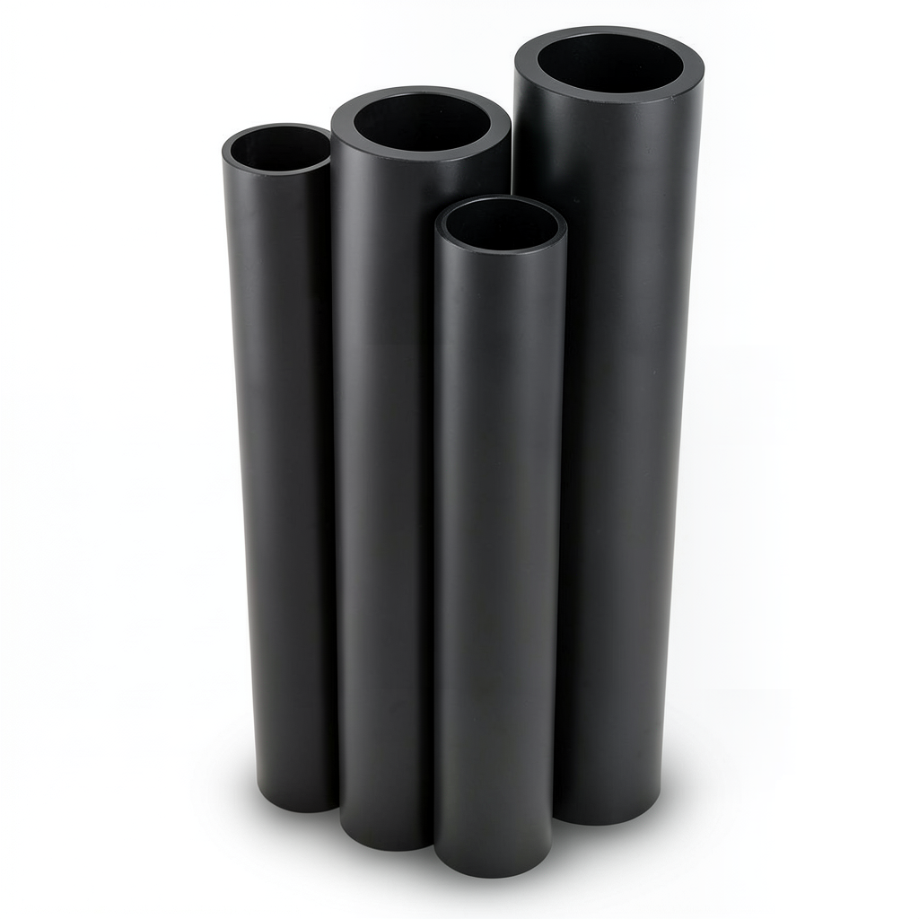 مواسير HDPE للري الراجحي PE 80 ضغط 16 بار قطر خارجي 140 مم سمك 15.7 مم لون أسود