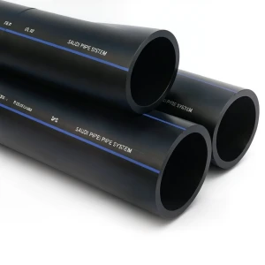أنابيب HDPE السعودي PE 100 ضغط 6 بار قطر خارجي 500 مم سمك 19.1 مم لون أسود | مصنع أنظمة الانابيب السعودي (SPS)