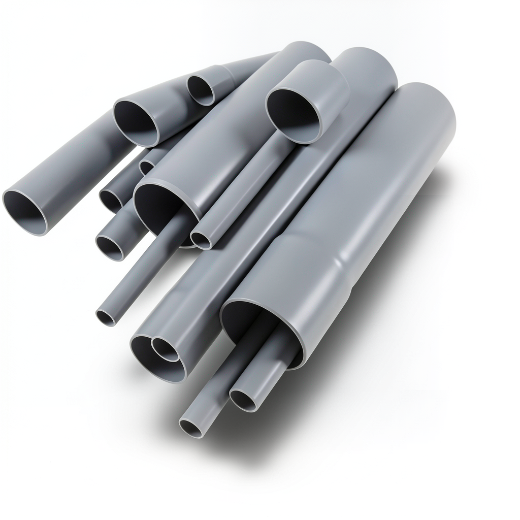 UPVC Pipes Size 1 Inch Thickness 1.52 mm Gray Color