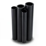 مواسير HDPE PE 80 ضغط 12.5 بار قطر 630 مم سمك 57.2 مم أسود