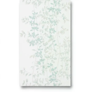 German Leaf Patterned Wall Covering 10m x 0.53m Off White, Model 10047-18